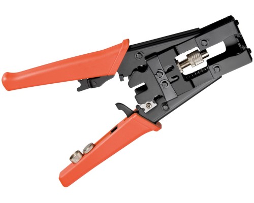 Crimping Tool for F, BNC and RCA Compression Connectors
