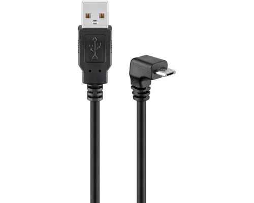 USB 2.0 Hi-Speed Cable 90°, black