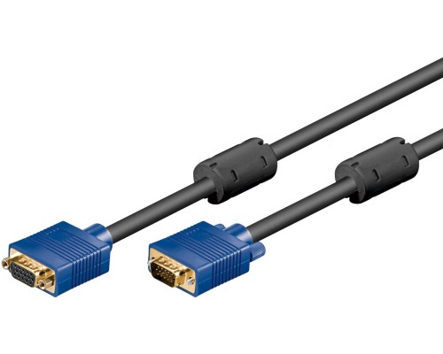 Full HD SVGA Monitor Extension Cable, gold-plated