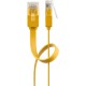 CAT 6 Flat Patch Cable, U/UTP, yellow