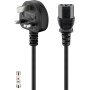 Goobay UK Mains Power Cord C13 1.8m