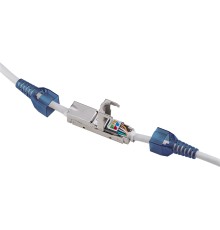 Toolless Cable Connector CAT 6A, STP Shielded