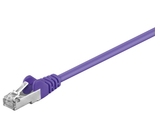 CAT 5e Patch Cable, SF/UTP, violet