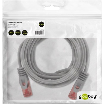 Goobay Cat6 Ethernet Cable 3m Grey