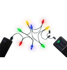 Smartphone USB Charging Cable with LED Lights