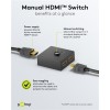 Goobay 2 to 1 HDMI Switch 4K 60Hz Black