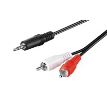 Audio Cable AUX Adapter, 3.5 mm Male to Stereo RCA Male, CU