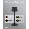 Goobay Wireless LED Table Lamp, Size S, 25 cm, black
