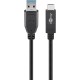 USB-C™ Cable USB 3.2 Gen 2, 3 A, 1 m, Black