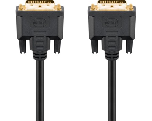 DVI-I Full HD Cable Dual Link, gold-plated