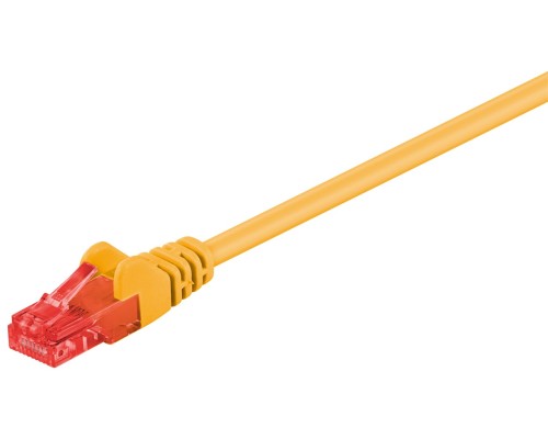 CAT 6 Patch Cable, U/UTP, yellow