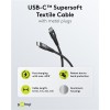 Goobay USB-C 3m Textile Cable Black