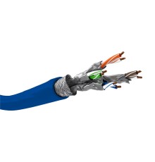 CAT 7A+ Network Cable, S/FTP (PiMF), blue