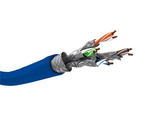 CAT 7A+ Network Cable, S/FTP (PiMF), blue