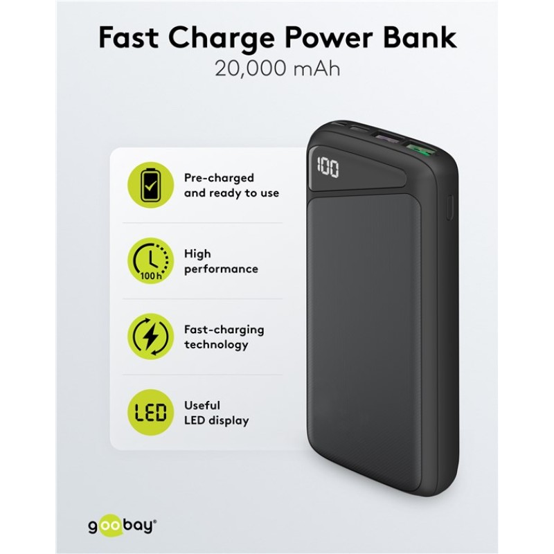 Goobay 20000mAh Power Bank