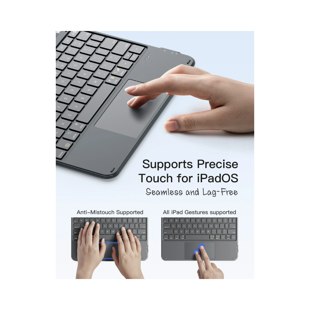 Inateck Keyboard Case For Ipad 11" 2025 Grey