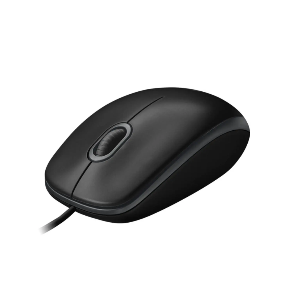 Logitech B100 Wired USB Mouse Black