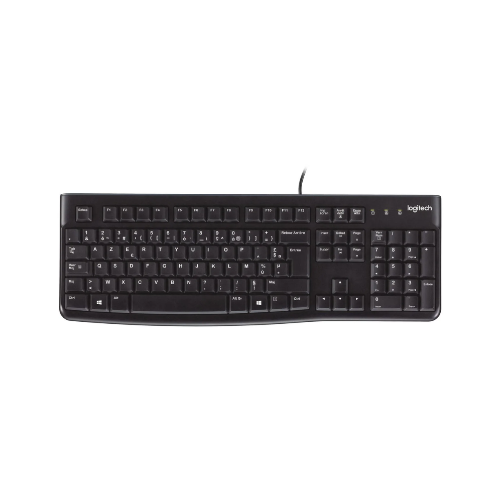 Logitech K120 Wired USB Keyboard Black