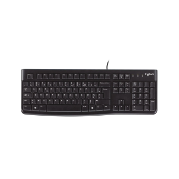 Logitech K120 Wired USB Keyboard Black