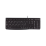 Logitech K120 Wired USB Keyboard Black