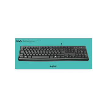 Logitech K120 Wired USB Keyboard Black