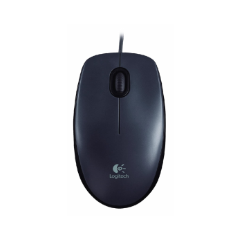 Logitech M90 Wired USB Mouse Black