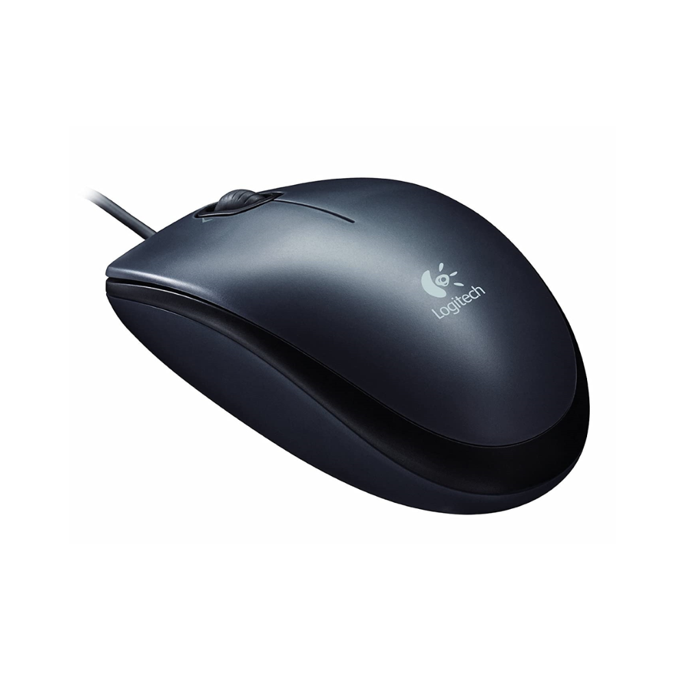 Logitech M90 Wired USB Mouse Black