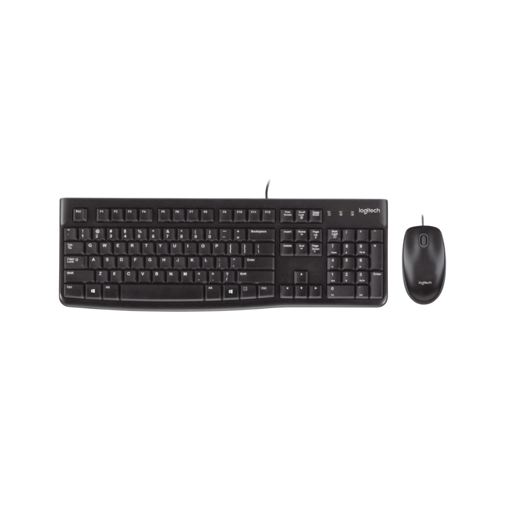 Logitech MK120 Wired Desktop Keyboard & Mouse Set
