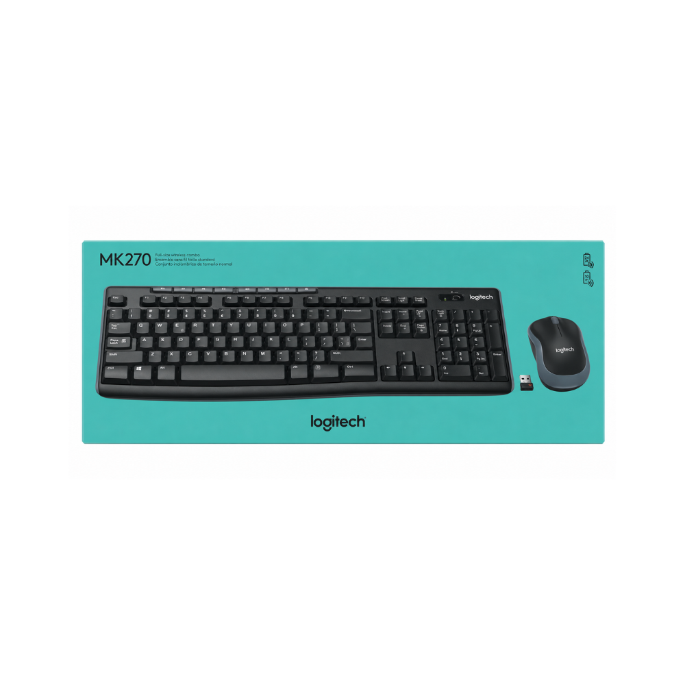 Logitech MK270 Wireless Keyboard & Mouse Combo