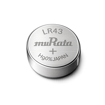 Murata LR43 1.5V Alkaline Button Cell Battery