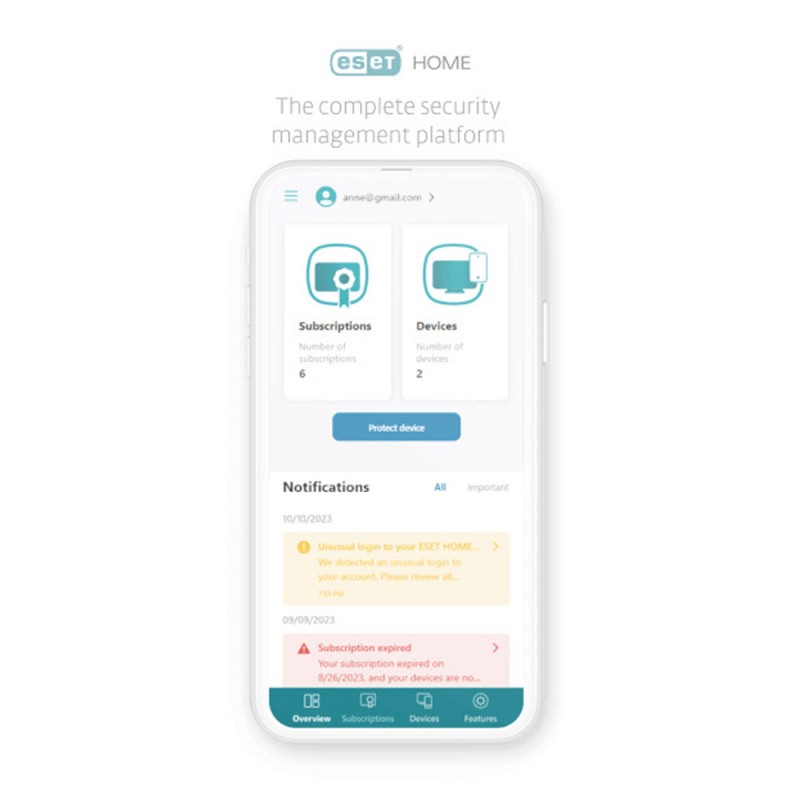 ESET Home Security Premium 2 Devices 1 Year