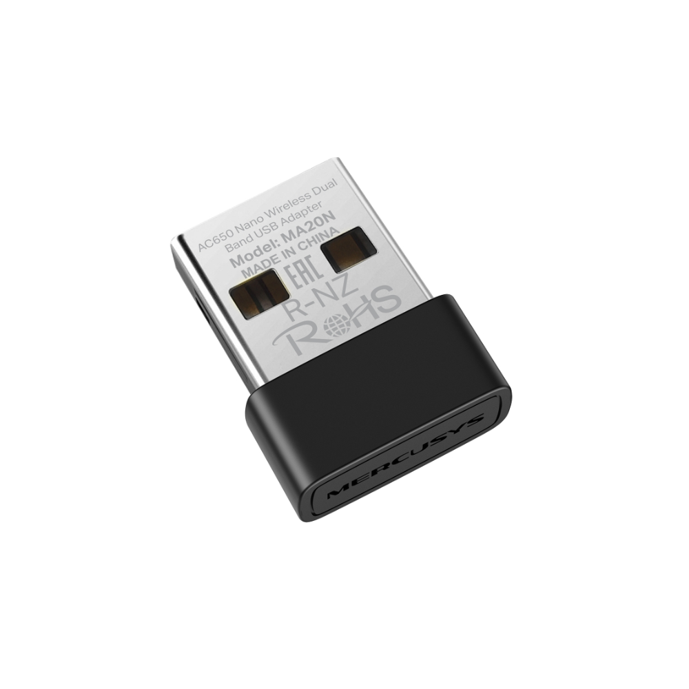 Mercusys MA20N AC650 Nano Dual Band USB Adapter
