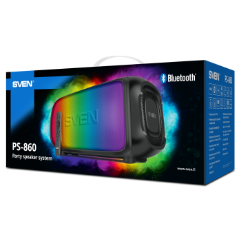 Sven Party speaker system with Bluetooth, karaoke and FM radio