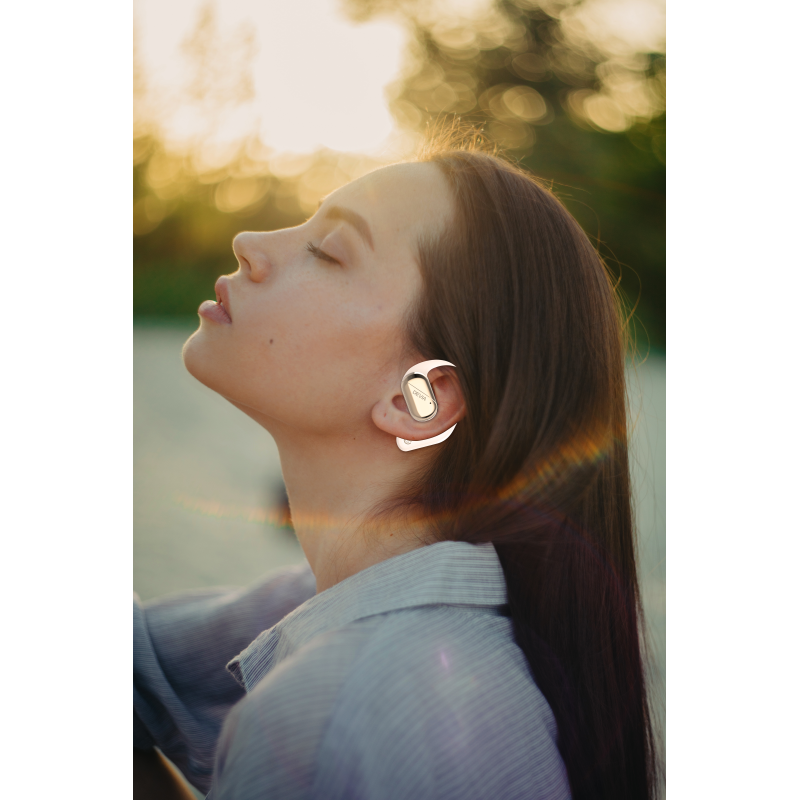 Devia OWS Lite1 Open Wireless Earphone Beige