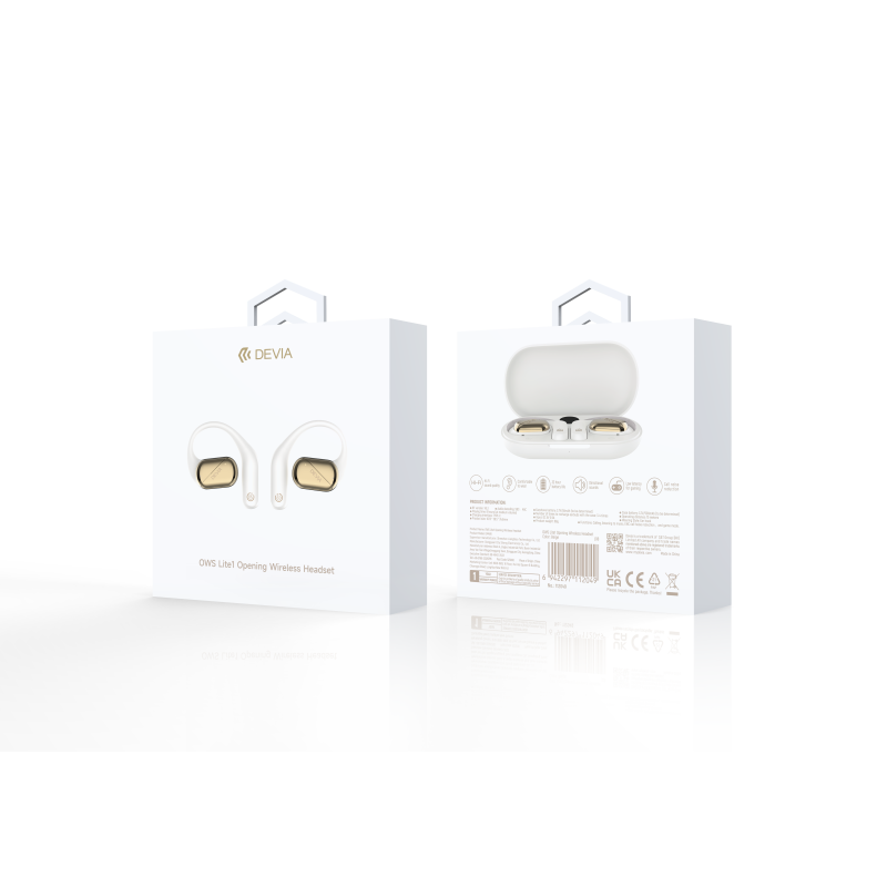 Devia OWS Lite1 Open Wireless Earphone Beige