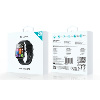 Devia Smart Watch WT5 EM717 Black