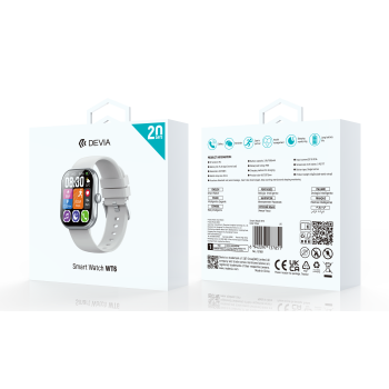 Devia Smart Watch WT5 EM717 Silver