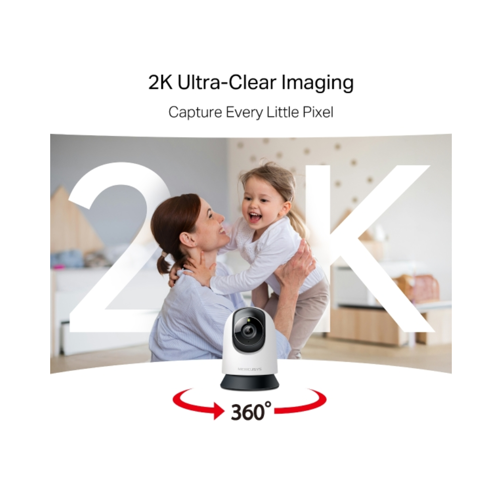 Mercusys MC210 Pan/Tilt Home Security 2K 3MP Camera