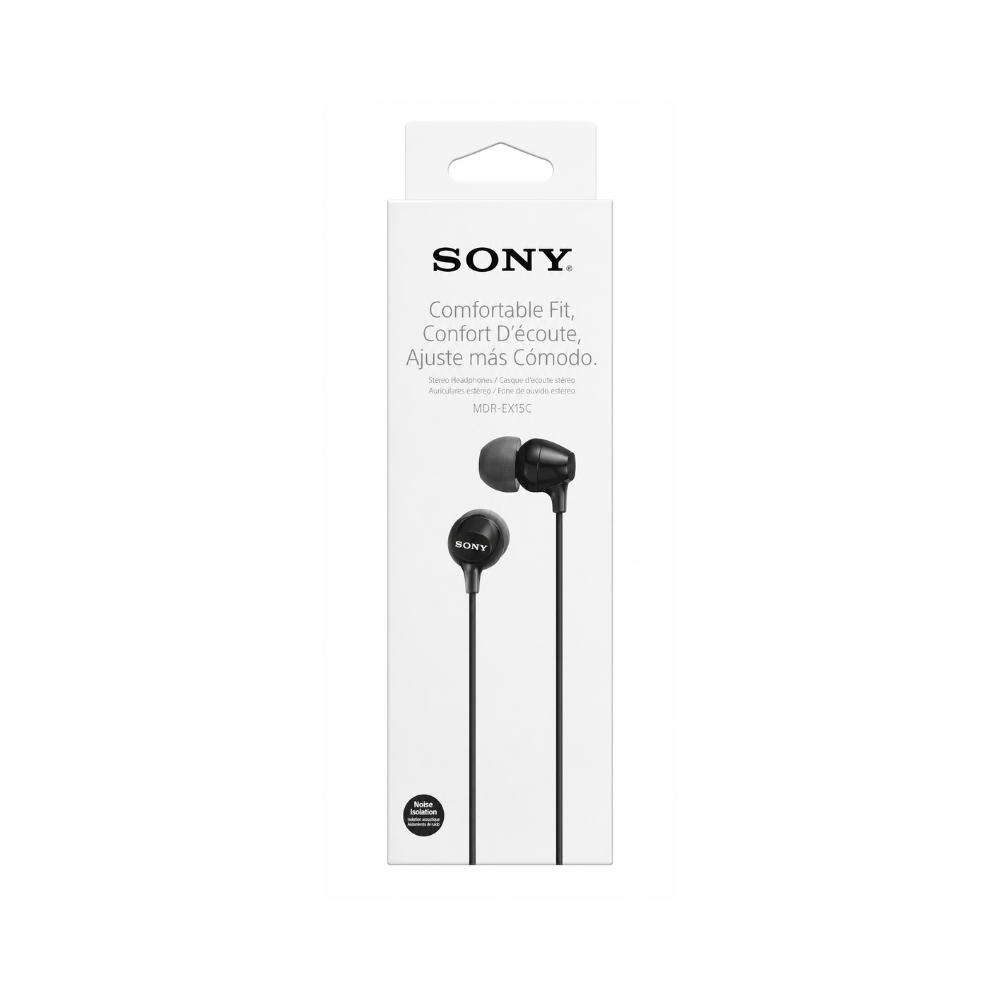 Sony EX15LP In-Ear Headphones Black