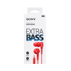 Sony Extra Bass XB55 In-Ear Headphones Red