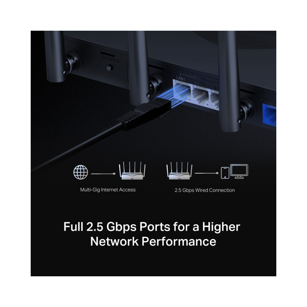 Mercusys MR47BE BE9300 Tri-Band Wi-Fi 7 Router