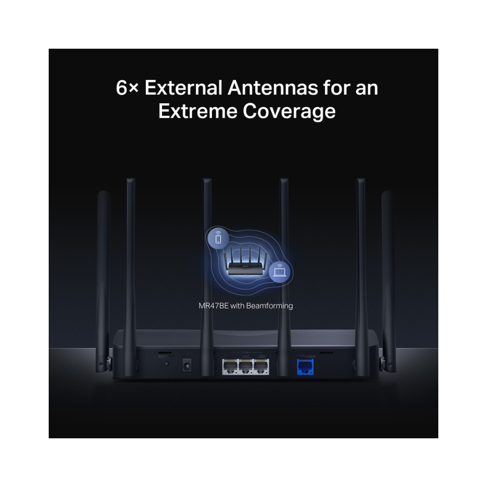 Mercusys MR47BE BE9300 Tri-Band Wi-Fi 7 Router