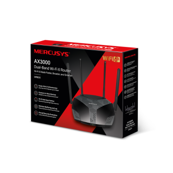 Mercusys MR80X AX3000 Dual-Band Wi-Fi 6 Router