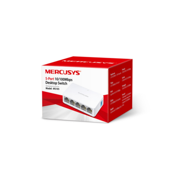 Mercusys MS105 5-Port 10/100Mbps Desktop Switch