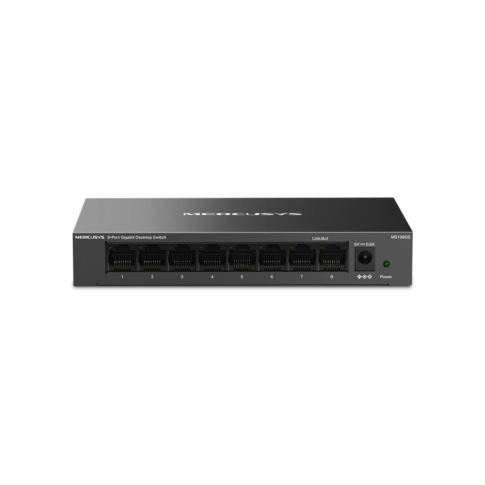 Mercusys MS108GS 8-Port Gigabit Desktop Switch Steel Case