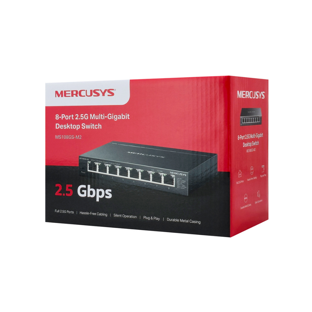 Mercusys MS108GS-M2 8-Port 2.5Gbps Switch