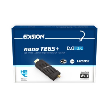 Edision Nano T265+ Compact DVB-T2 Receiver