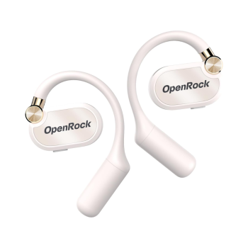 Openrock X Open-Ear Air Conduction Sport Earbuds White
