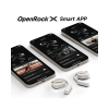 Openrock X Open-Ear Air Conduction Sport Earbuds White