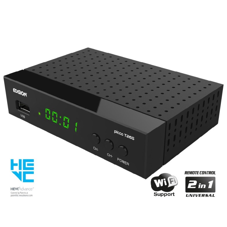 Edision Picco T265 Compact DVB-T2 Receiver